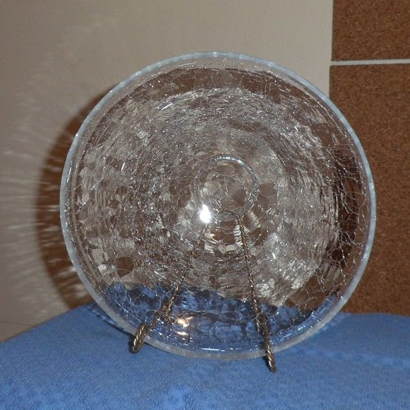 Gold leaf stands with Crackle Glass - Picture 2 of 16